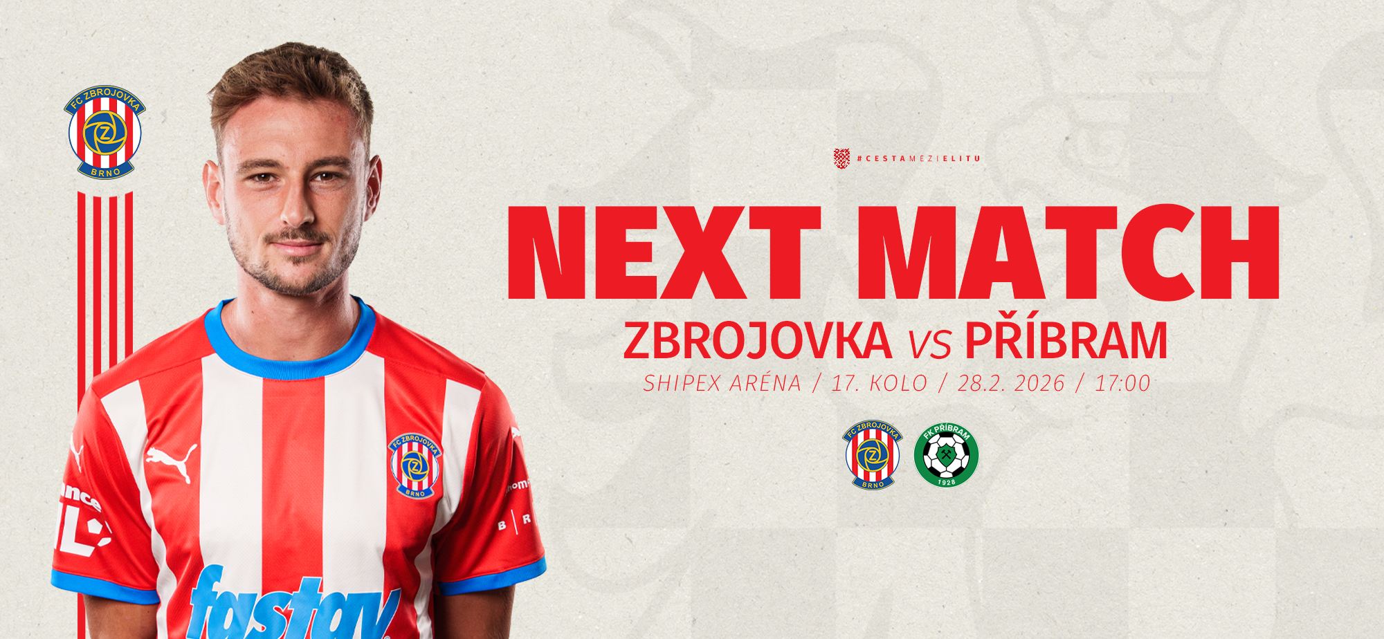 P�edstaven� soupe�e: Zbrojovka vyzve v prvn�m jarn�m z�pase FK P��bram