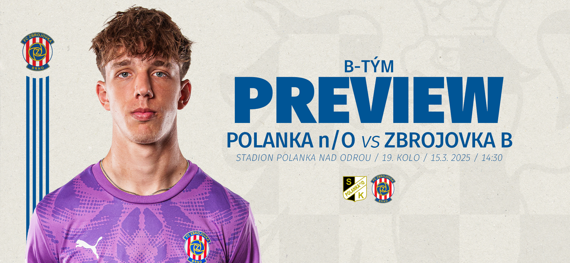 B��ko Zbrojovky Brno v ned�li zaj�d� do Polanky nad Odrou