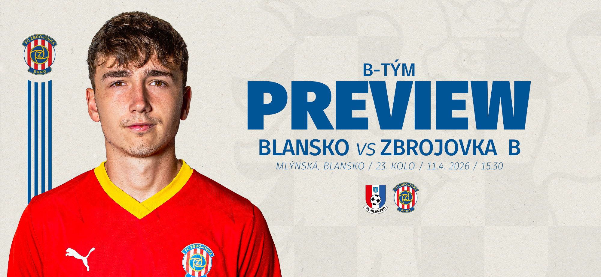 Rezerva Zbrojovky m��� v sobotu na p�du Blanska