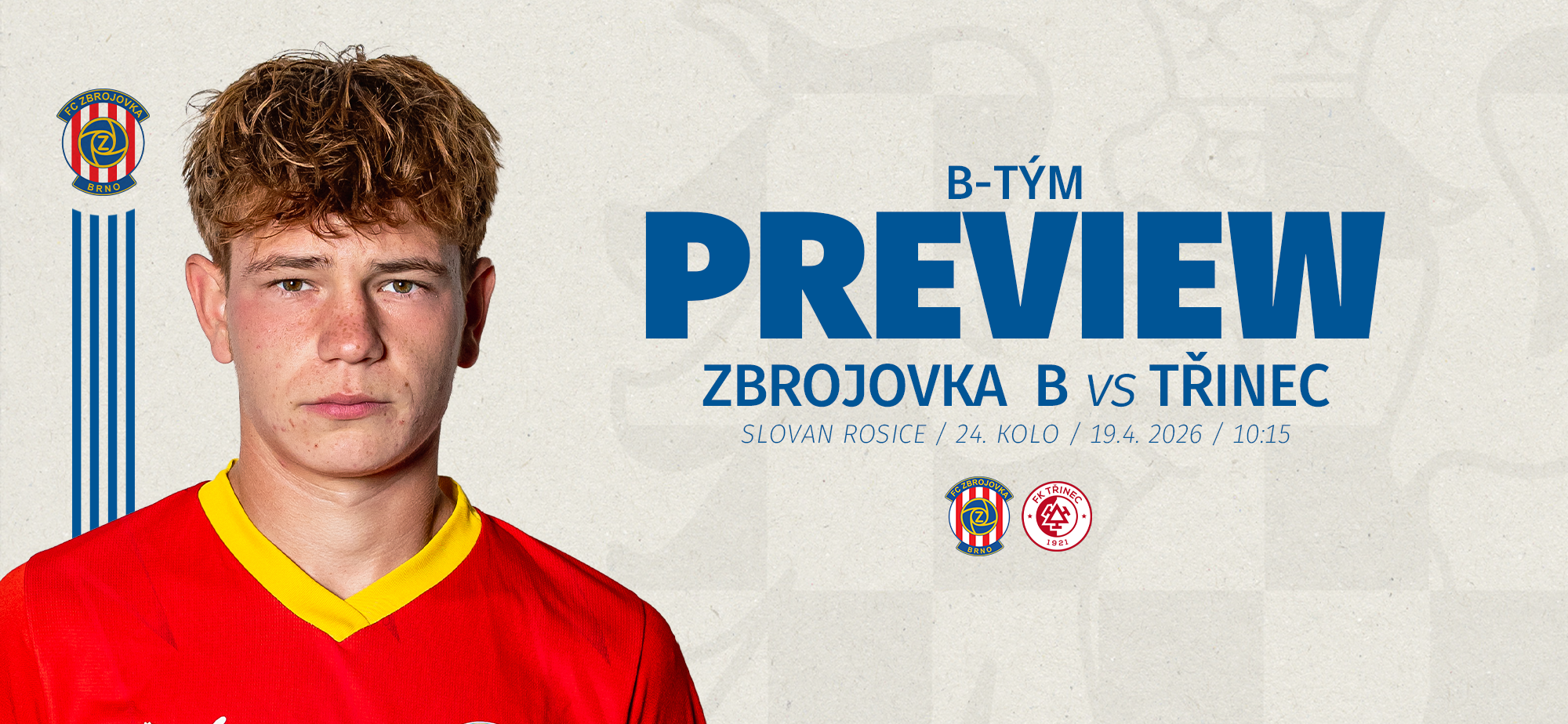 Rezerva Zbrojovky p�iv�t� v ned�li l�dra tabulky z T�ince