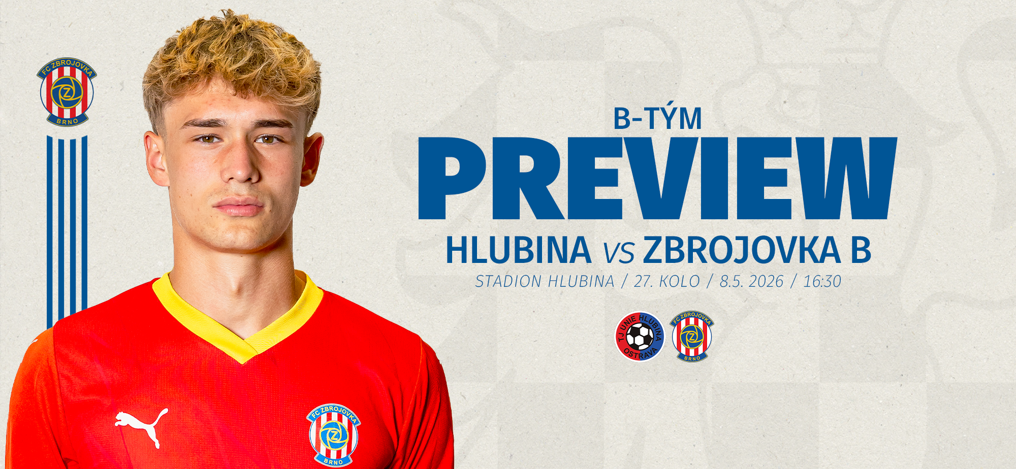 Rezerva Zbrojovky se pokus� potvrdit skv�lou formu na h�i�ti Hlubiny
