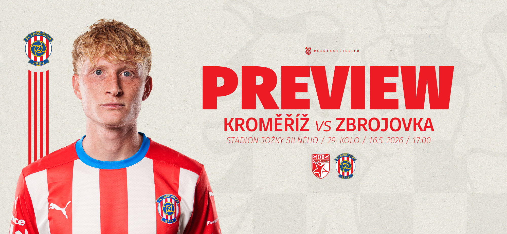Posledn� v�jezd sezony zavede Zbrojovku Brno do Krom���e