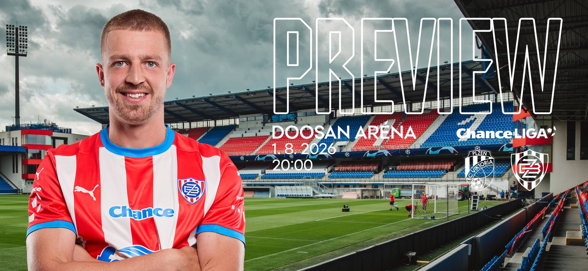 Zbrojovka zam��� k prvn�mu venkovn�mu z�pasu na horkou p�du Plzn�