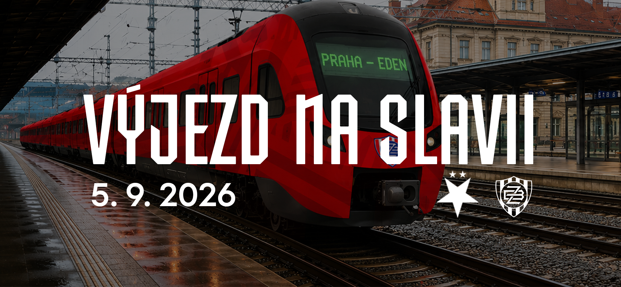 V�ichni na Slavii! Zbrojov�ci vyraz� do Prahy speci�ln�m vlakem