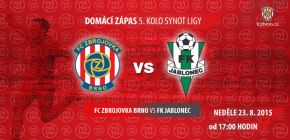 Ve t�et�m dom�c�m z�pase p�iv�t� Zbrojovka FK Jablonec