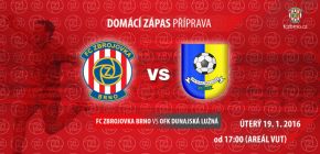 Druh� zimn� v�hra - Zbrojovka porazila Dunajskou Lu�nou 2:1