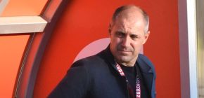 Tren�r Pivarn�k p�ed utk�n�m s Jabloncem