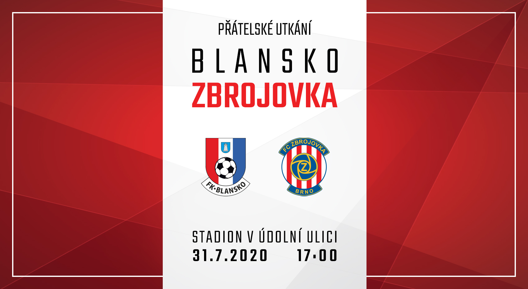 Prvn�m letn�m soupe�em bude Blansko, z�pas m��ete sledovat na Zbrojovka TV