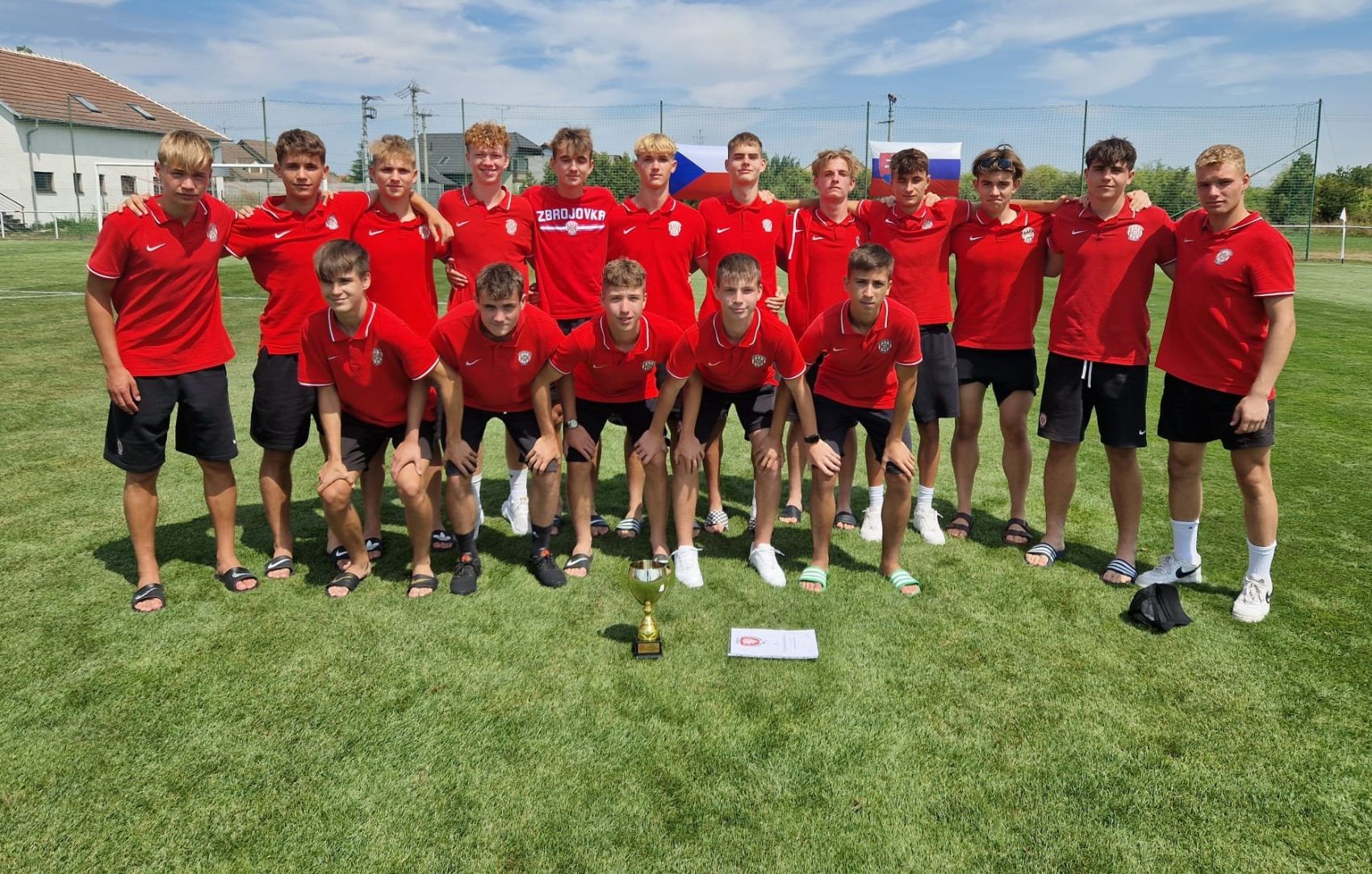 U17: Zbrojovka skon�ila p�t� na Hara�tov� memori�lu