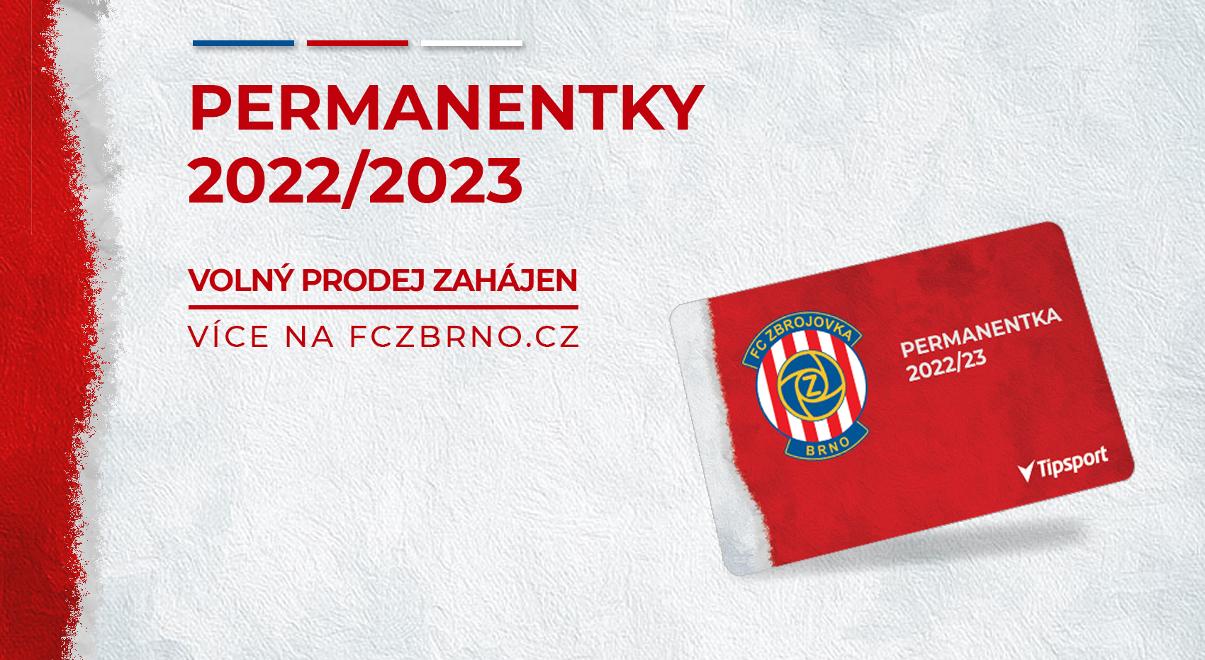 Za��n� voln� prodej permanentek, sv� m�sto u� m� 1500 Zbrojov�k�!