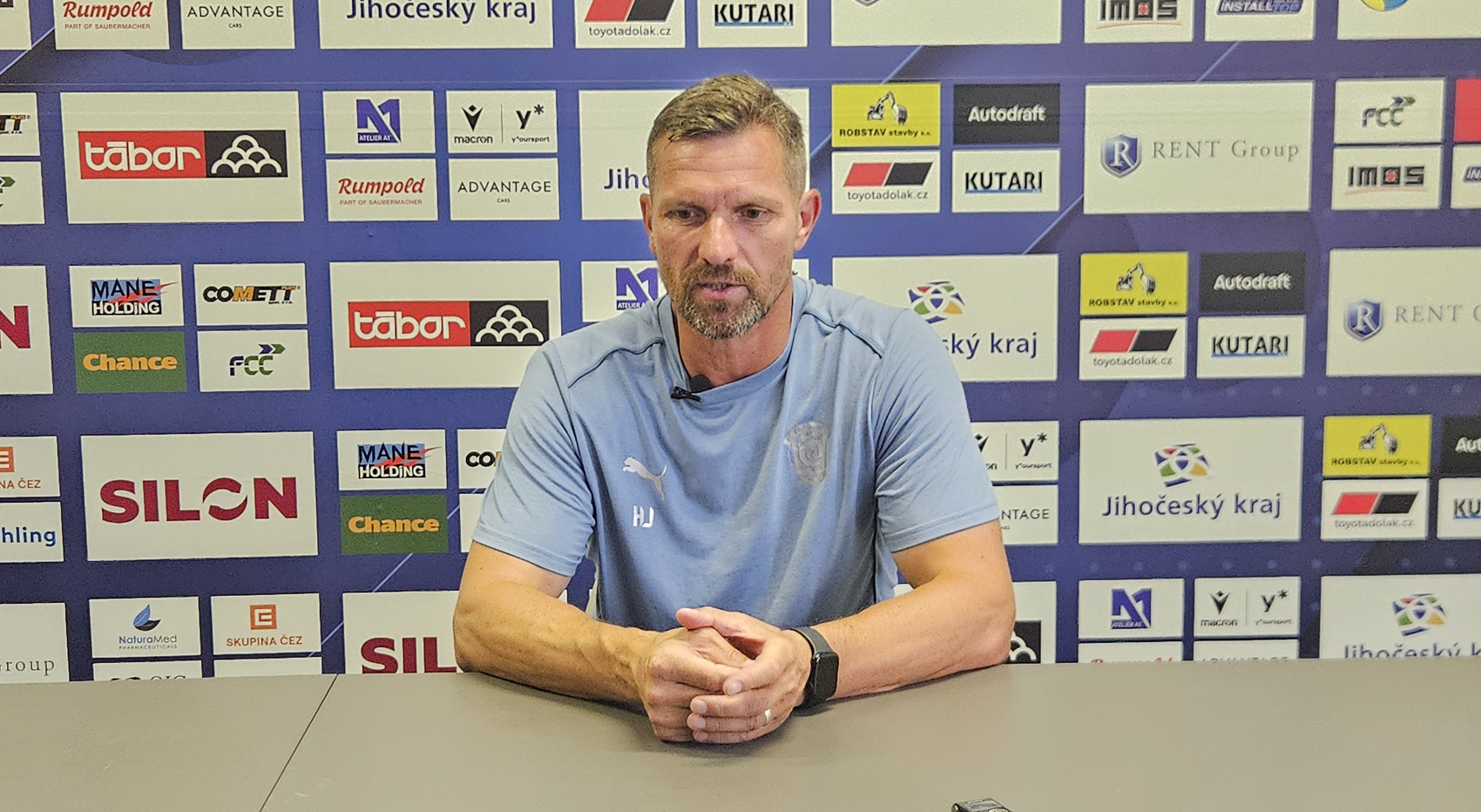 VIDEO: Tren�r Hynek po utk�n� v T�bo�e