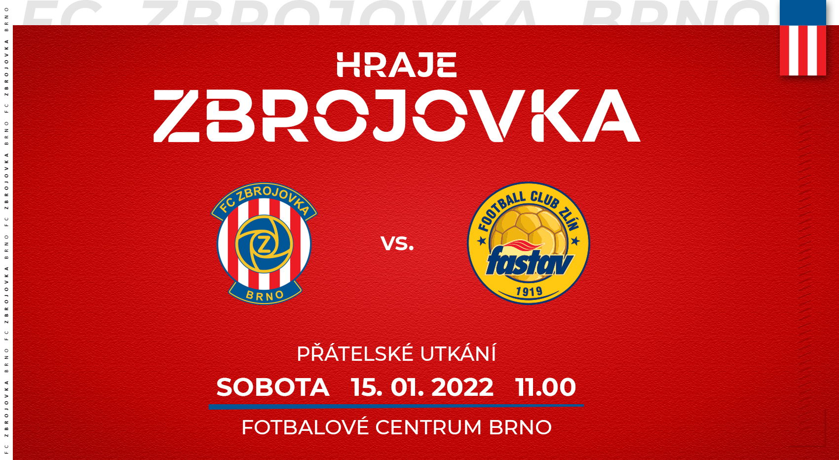 PREVIEW: Zbrojovku prov��� Zl�n, z�pas sledujte �iv� na Zbrojovka TV!